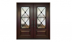 Double entry door(75% size Manchester wrought iron design)