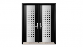 Fiberglass exterior double door-AG12