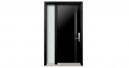 Single door with one glass sidelight(Fiberglass exterior door)- AG22