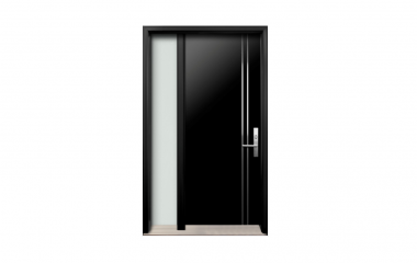 Single door with one glass sidelight(Fiberglass exterior door)- AG22