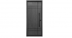 Single door(OAK Woodgrain Fiberglass Exterior Door)- FG20N